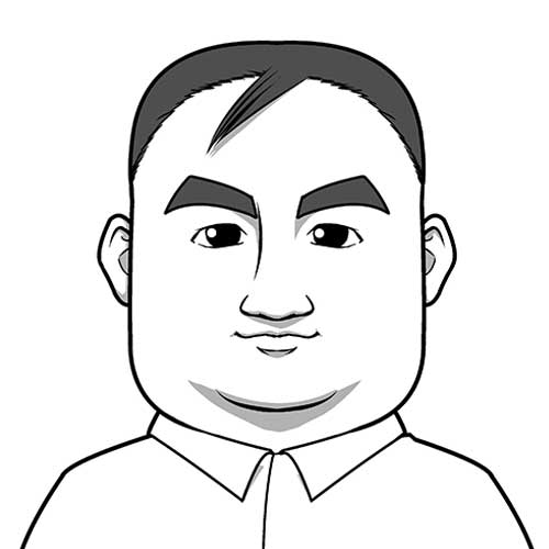 Amakata caricature