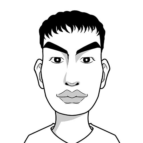 Hashimoto caricature