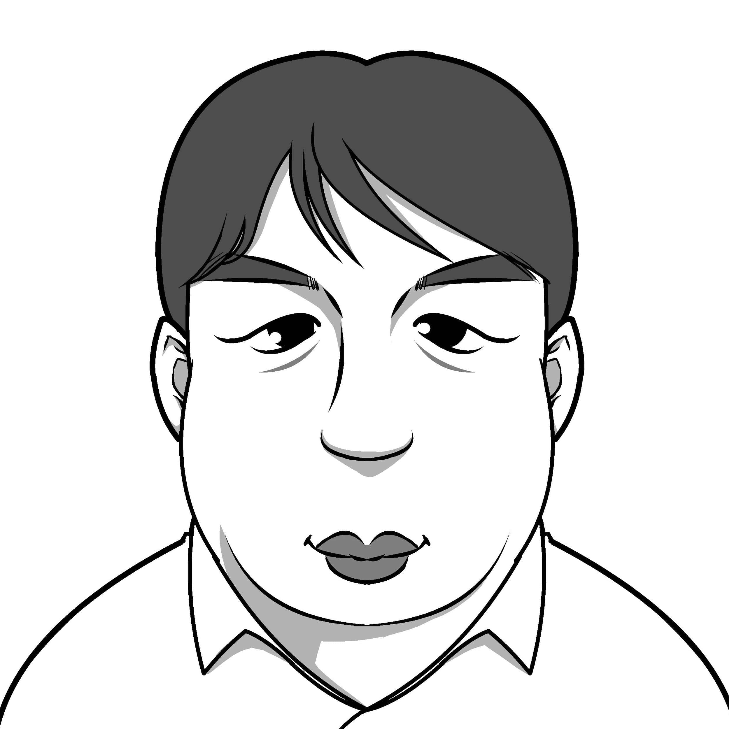 Taniguchi caricature